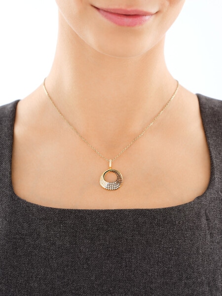 Zawieszka srebrna z cyrkoniami - koło