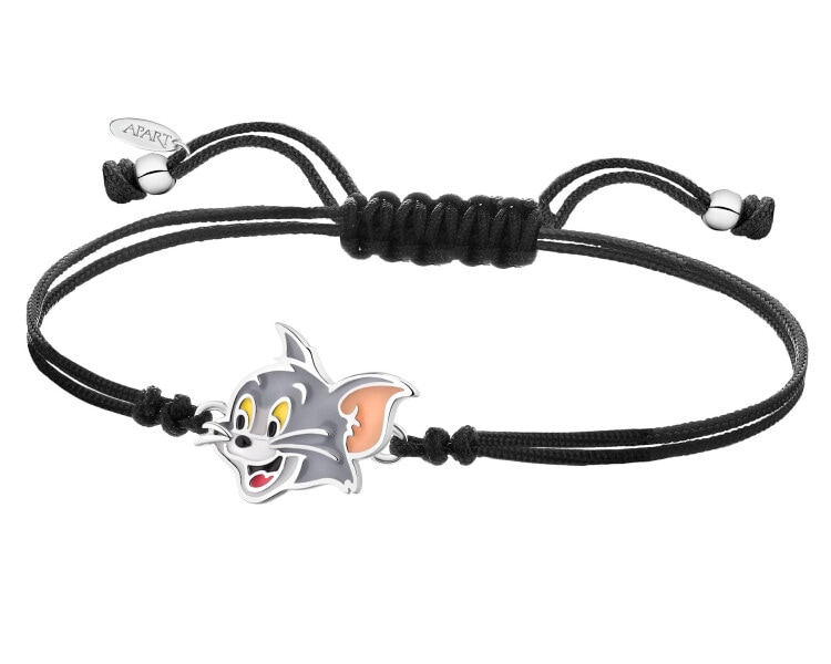 Náramek se stříbrnými prvky a smaltem - Tom and Jerry, Tom, Warner Bros. Discovery