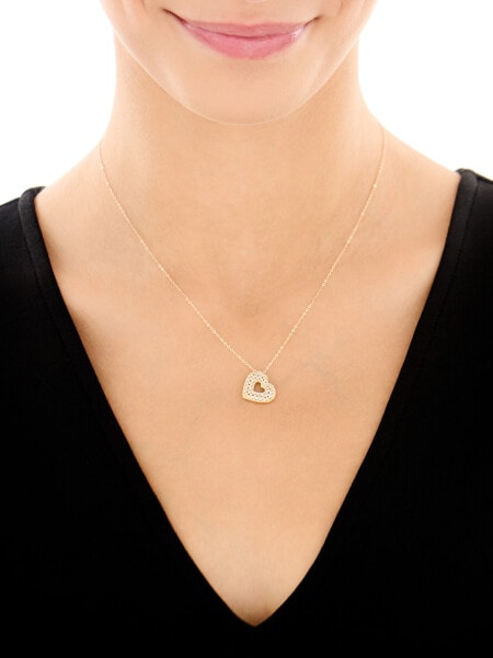 Złoty naszyjnik - serce