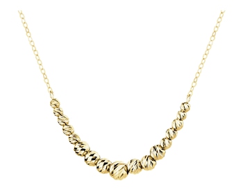 Złoty naszyjnik - kulki