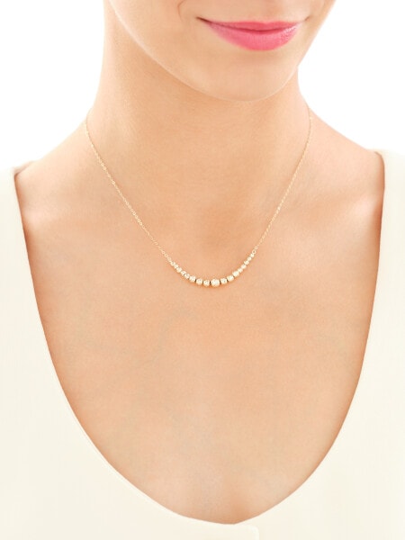 Złoty naszyjnik - kulki