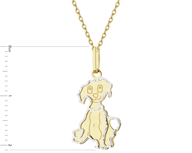 Zlatý přívěsek - pejsek