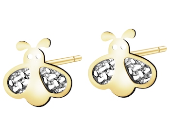 Zlaté náušnice - včely