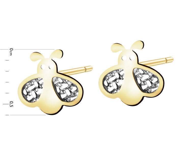 Zlaté náušnice - včely