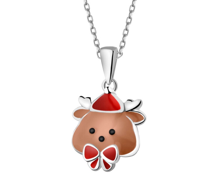 Rhodium Plated Silver Pendant