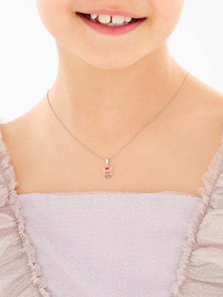 Rhodium Plated Silver Pendant