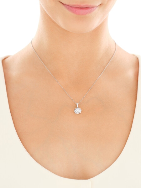 Stříbrný přívěsek se zirkony