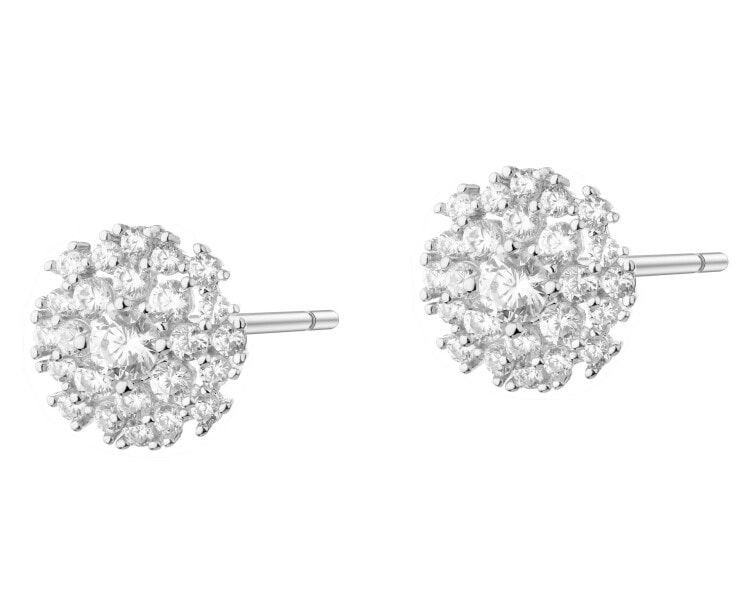 Stříbrné náušnice se zirkony