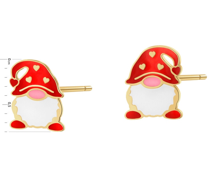 14 K Yellow Gold Earrings