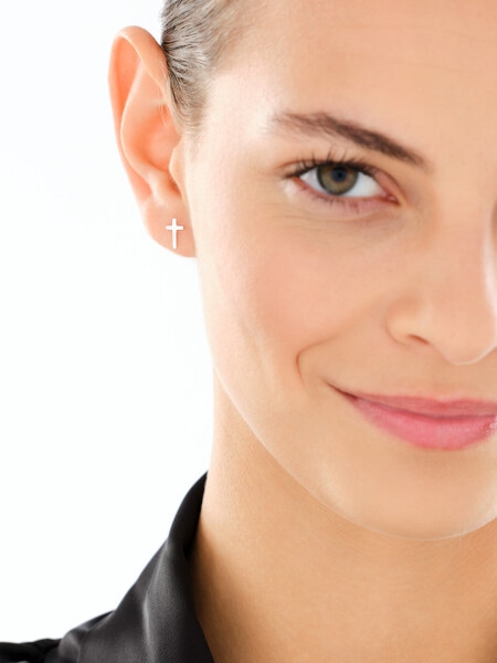 Rhodium Plated Silver Earrings