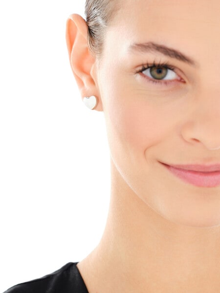 Rhodium Plated Silver Earrings with Cubic Zirconia