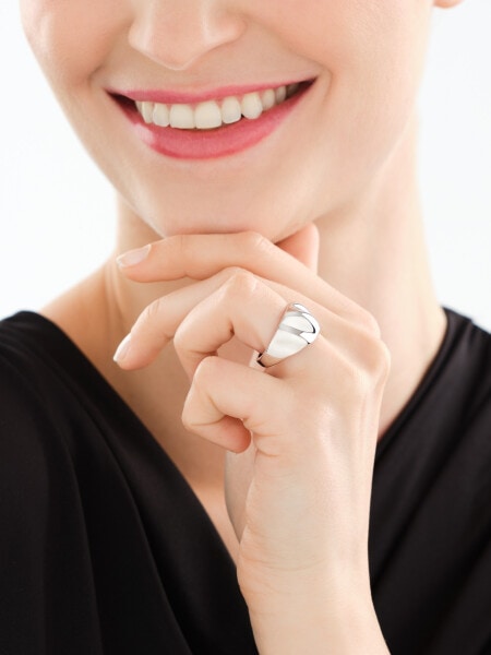 Rhodium Plated Silver Ring