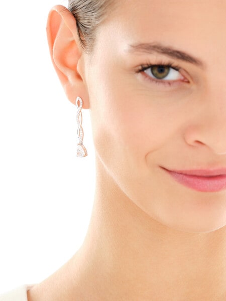 Kolczyki srebrne z cyrkoniami