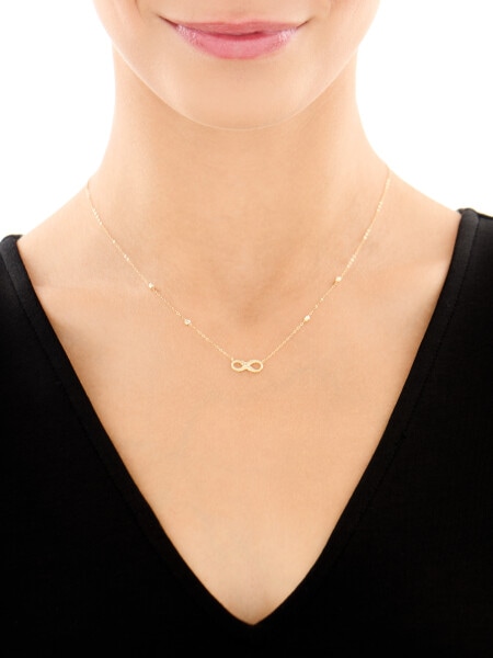 9 K Yellow Gold Necklace 
