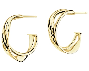 9 K Yellow Gold Dangling Earring 