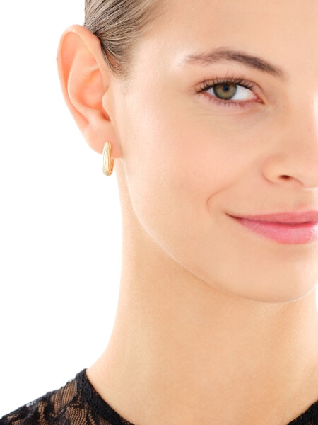 9 K Yellow Gold Earrings