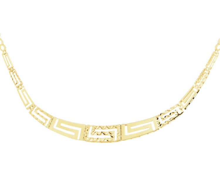 9 K Yellow Gold Necklace 