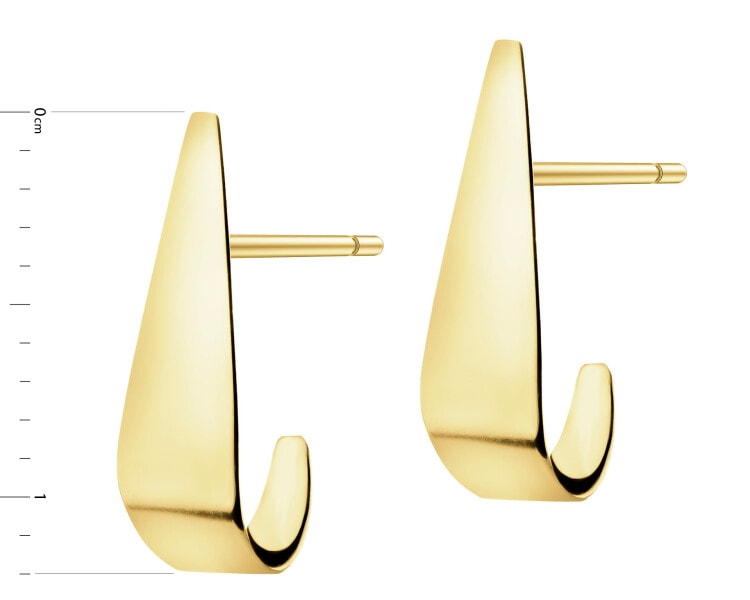 14 K Yellow Gold Earrings