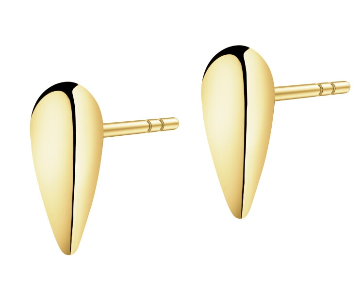 14 K Yellow Gold Earrings