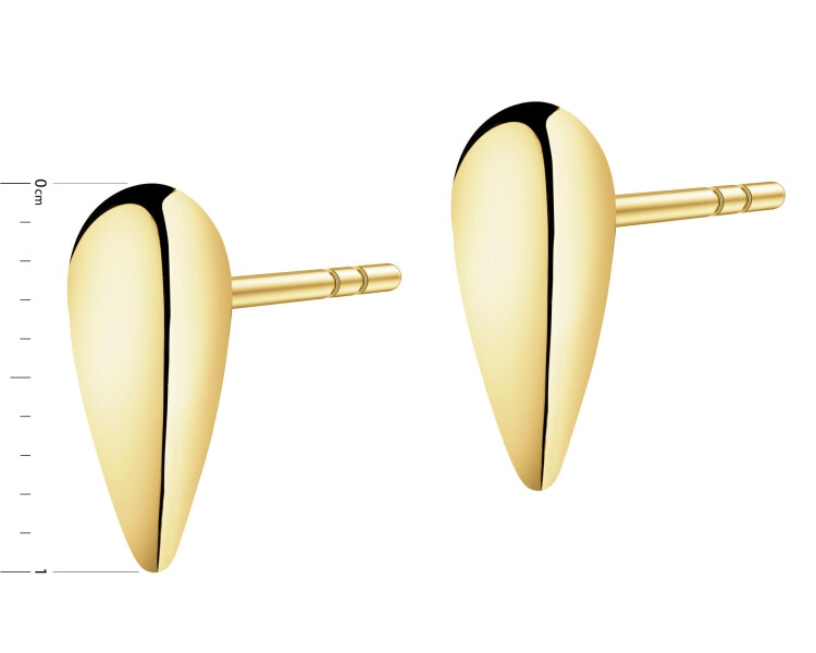 14 K Yellow Gold Earrings