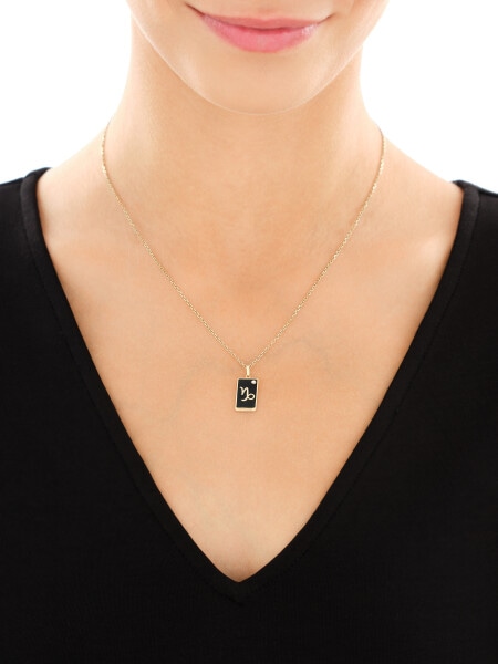 14 K Yellow Gold Pendant with Cubic Zirconia