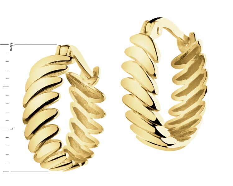 14 K Yellow Gold Hoop Earring