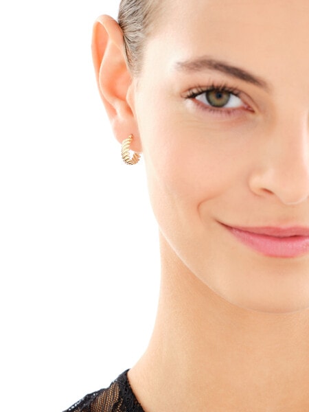 14 K Yellow Gold Hoop Earring