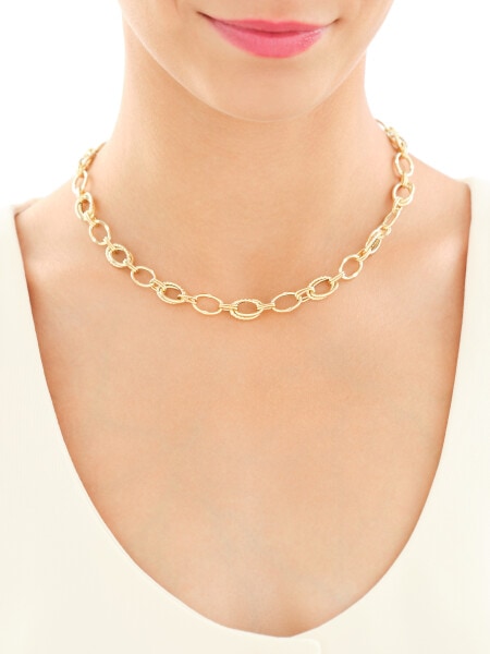 9 K Yellow Gold Necklace