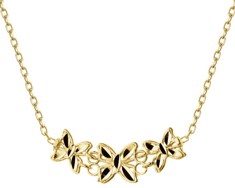 14 K Yellow Gold Earrings with Cubic Zirconia