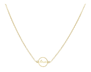 Zlatý náhrdelník - love