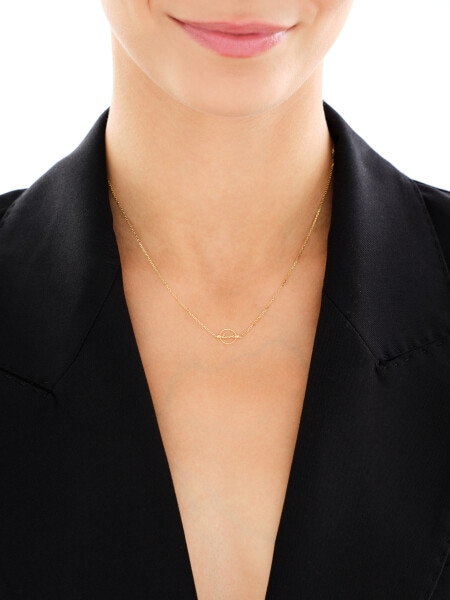 Złoty naszyjnik - love