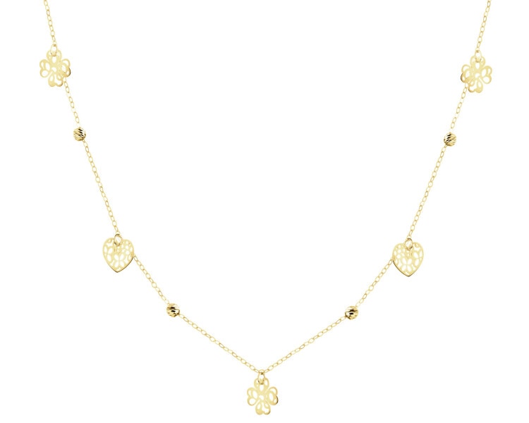 9 K Yellow Gold Necklace
