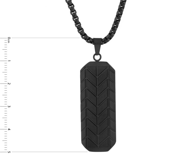 Naszyjnik ze stali szlachetnej