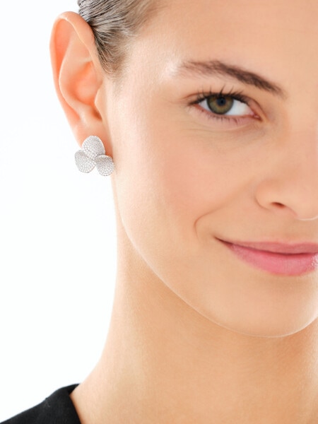 Kolczyki srebrne z cyrkoniami