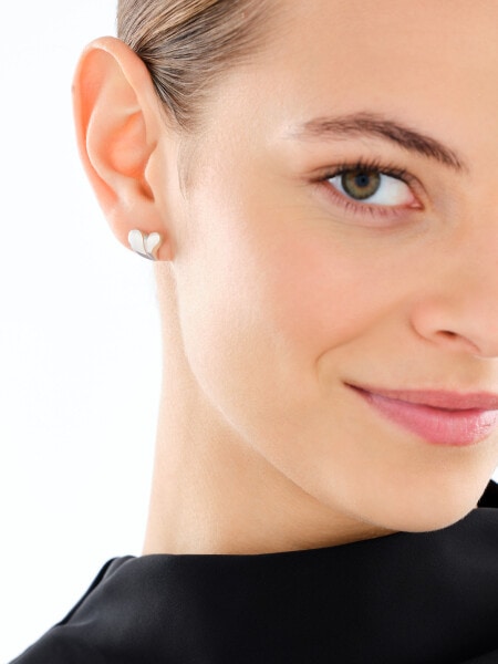 Kolczyki srebrne - serce