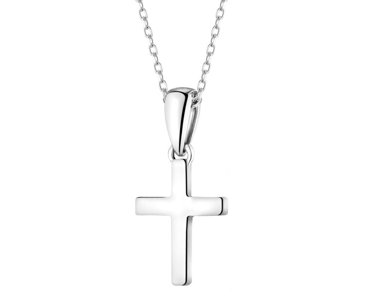 Zawieszka srebrna - krzyż