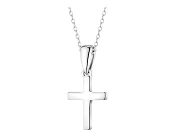 Zawieszka srebrna - krzyż