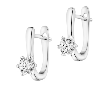 Stříbrné náušnice se zirkony