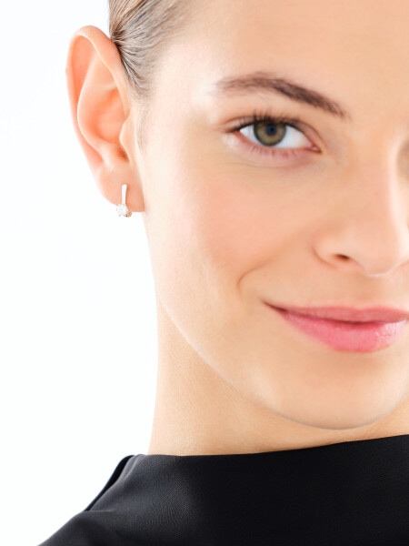 Kolczyki srebrne z cyrkoniami