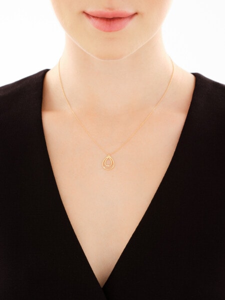 Zlatý náhrdelník s brilianty - 0,01 ct - ryzost 585