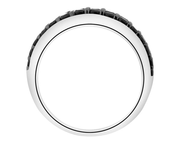 Pierścionek srebrny z cyrkoniami