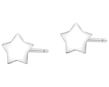 Stříbrné náušnice - hvězdy