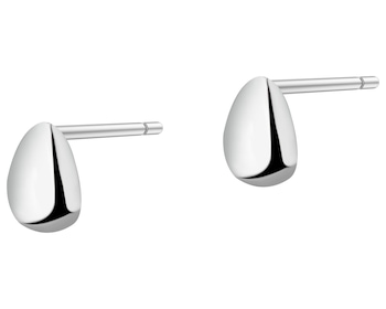 Stříbrné náušnice - slzy