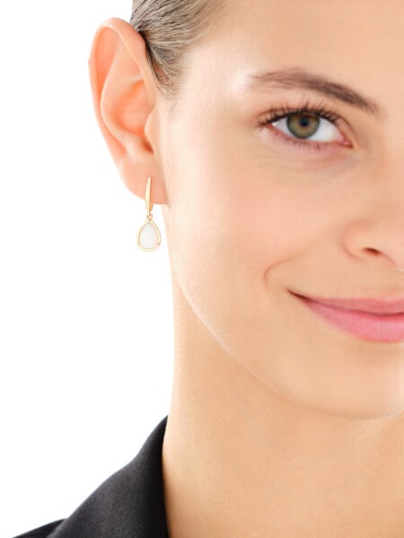 Złote kolczyki z opalitami