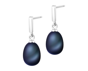 Stříbrné náušnice s perlami