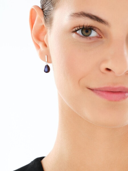 Kolczyki srebrne z perłami