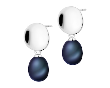 Stříbrné náušnice - kroužky