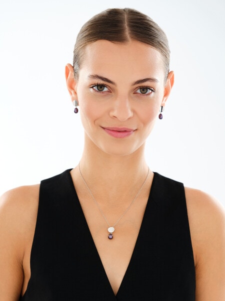 Stříbrný přívěsek s perlou - kroužek