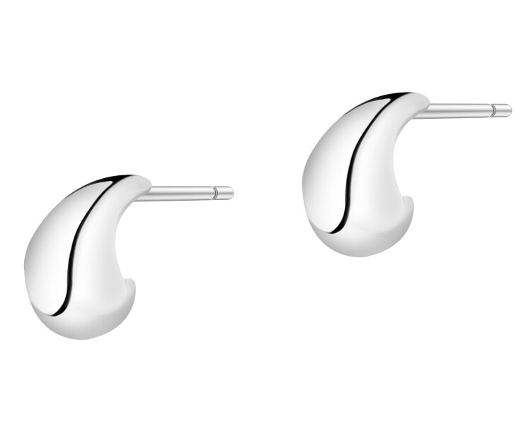 Kolczyki srebrne - łezki