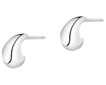 Stříbrné náušnice - slzy